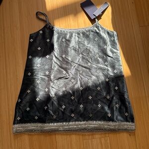 Chic Black Embellished Camisole
